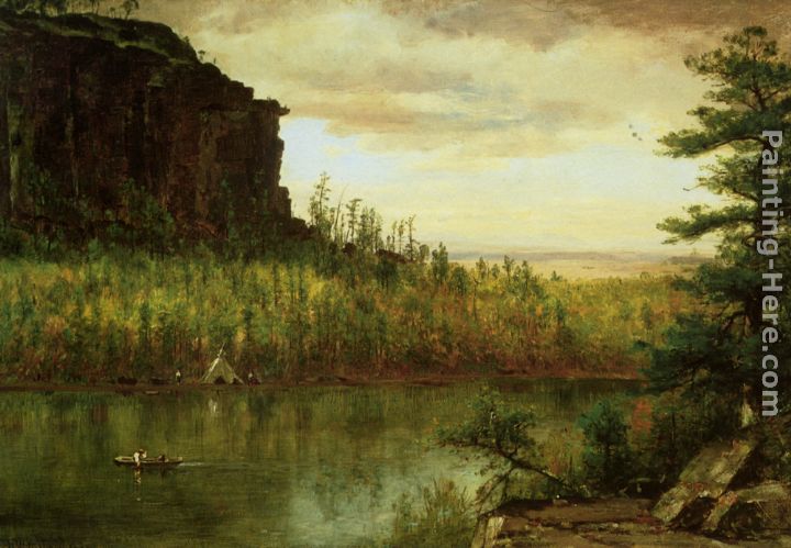 Landscape near Fort Collins painting - Thomas Worthington Whittredge Landscape near Fort Collins art painting